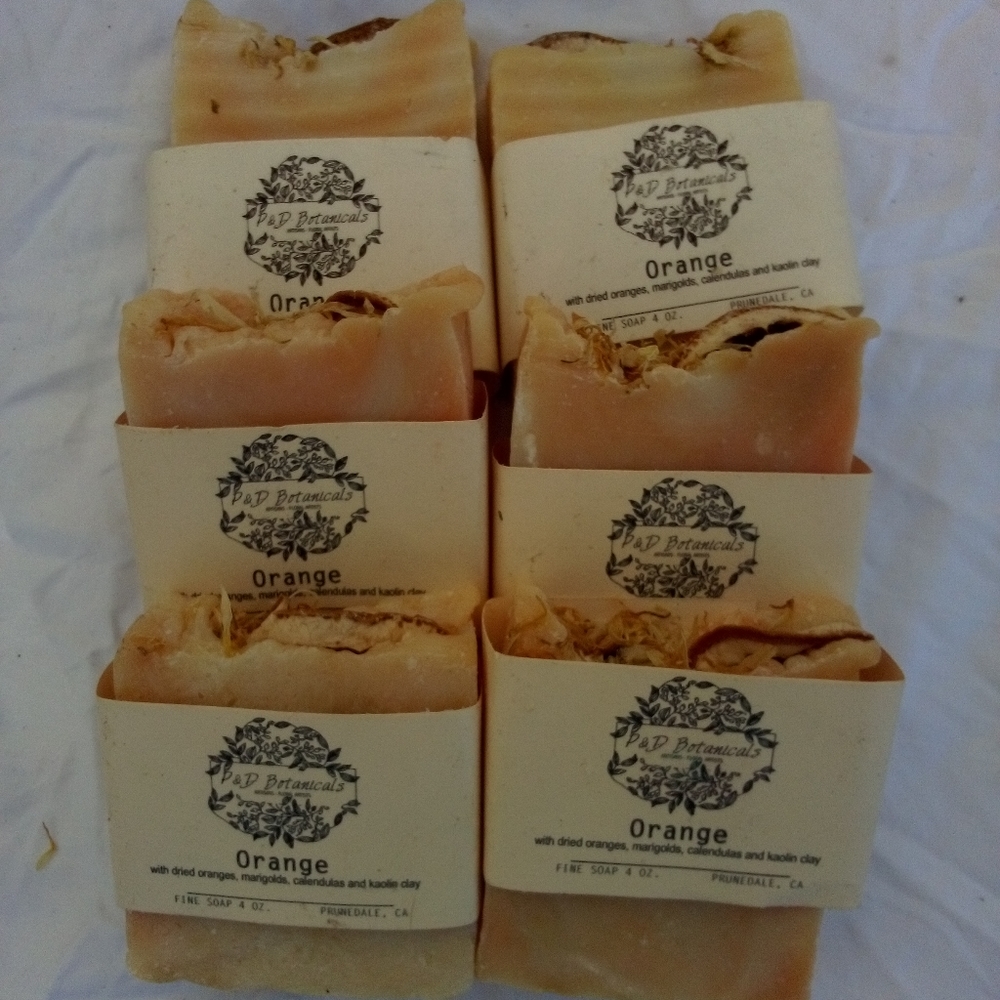 B & D Botanicals The set of orange 6 bars total